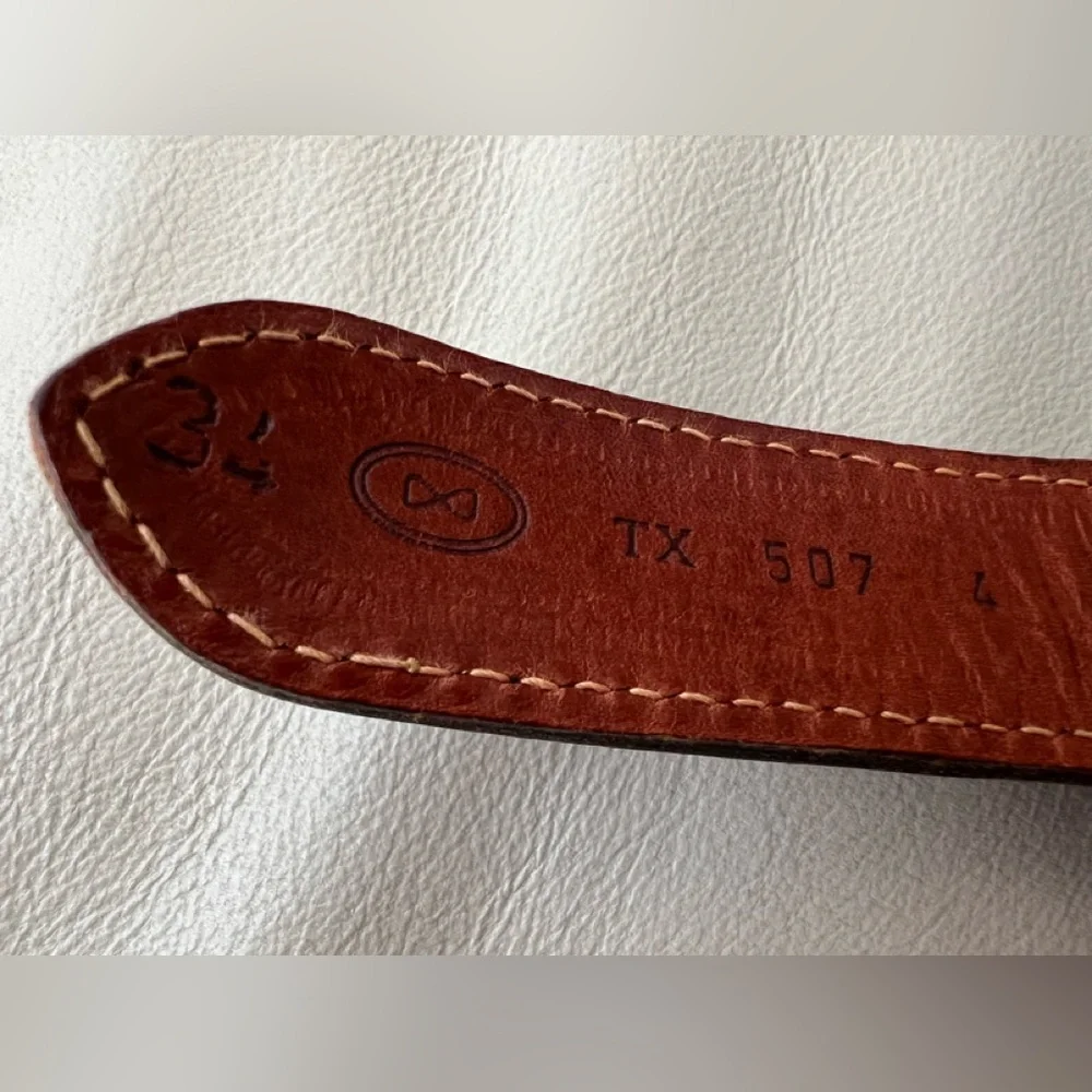Trafalgar Woven Leather Belt - Size 34